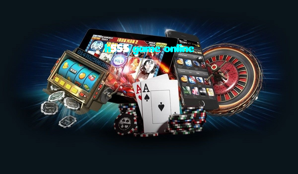 h555 game online casino presented on mobile device in Pakistan with slots and live games